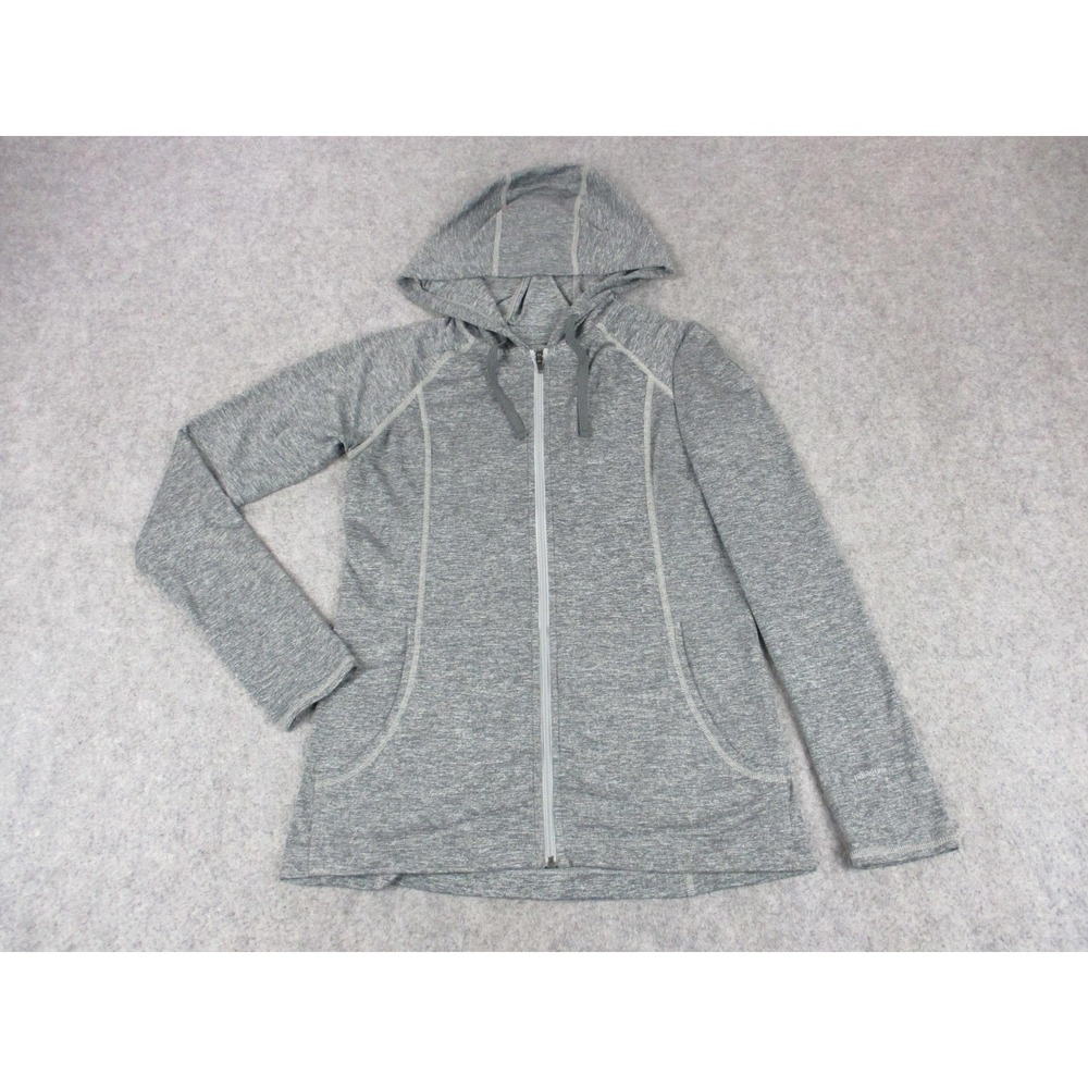 Patagonia Hoodie Womens Extra Small Gray Full Zip Stretch Sweatshirt Sweater